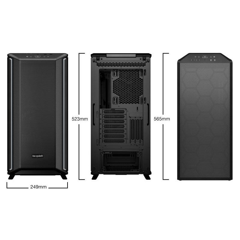 BE QUIET! DARK BASE 701 Black · Boîtiers · Informat Systems Strasbourg (image 2)