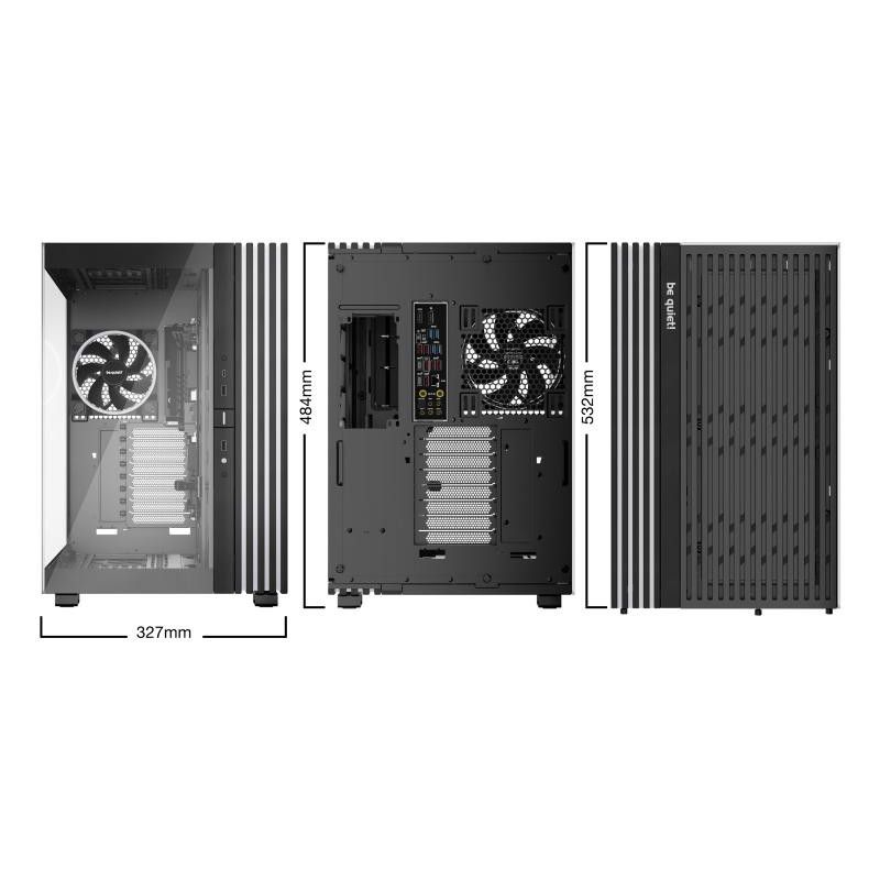 BE QUIET! LIGHT BASE 900 FX Black · Boîtiers · Informat Systems Strasbourg (image 2)
