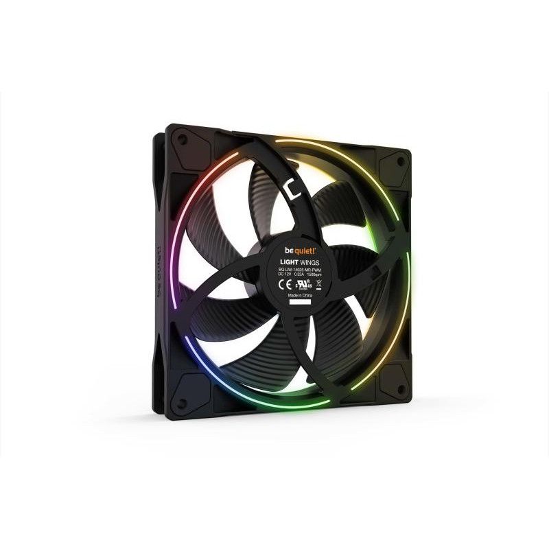 BE QUIET! LIGHT WINGS 140mm PWM Triple-Pack · Ventilateur Boitier · Informat Systems Strasbourg (image 4)
