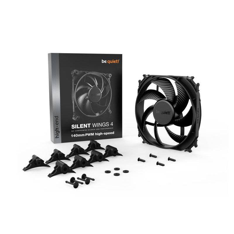 BE QUIET! SILENT WINGS 4 140mm PWM high-speed · Ventilateur Boitier · Informat Systems Strasbourg (image 4)