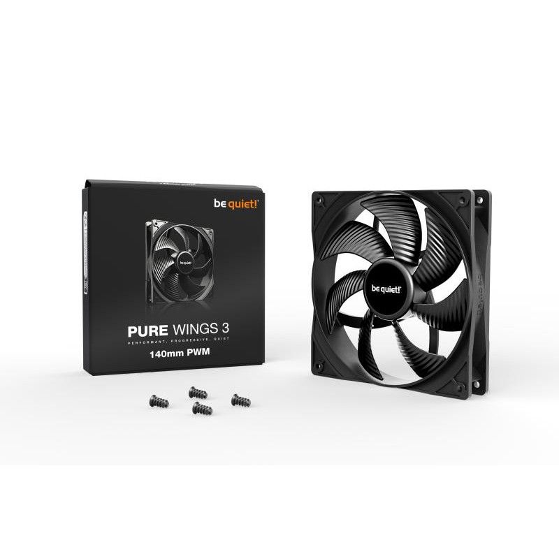 BE QUIET! PURE WINGS 3 140mm PWM · Ventilateur Boitier · Informat Systems Strasbourg (image 3)