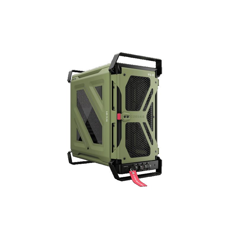 CORSAIR WARTHOG Performance Mid-Tower Case, Mil Vert · Boîtiers · Informat Systems Strasbourg