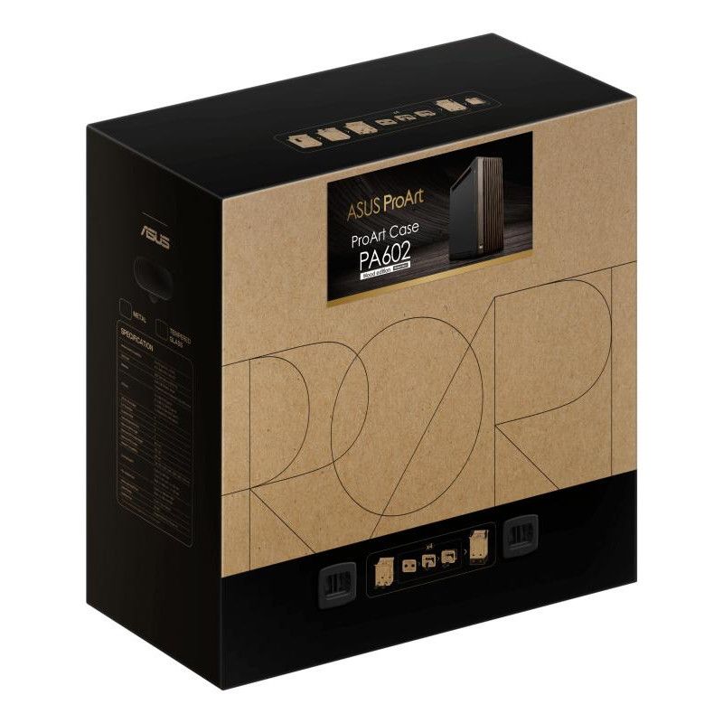 ASUS PROART PA602 WALNUT WOOD METAL PWM MODERN BLACK · Boîtiers · Informat Systems Strasbourg (image 18)