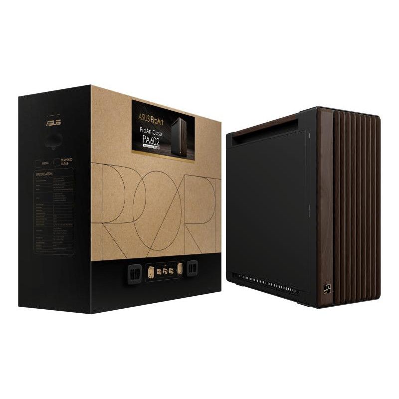 ASUS PROART PA602 WALNUT WOOD METAL PWM MODERN BLACK · Boîtiers · Informat Systems Strasbourg (image 19)