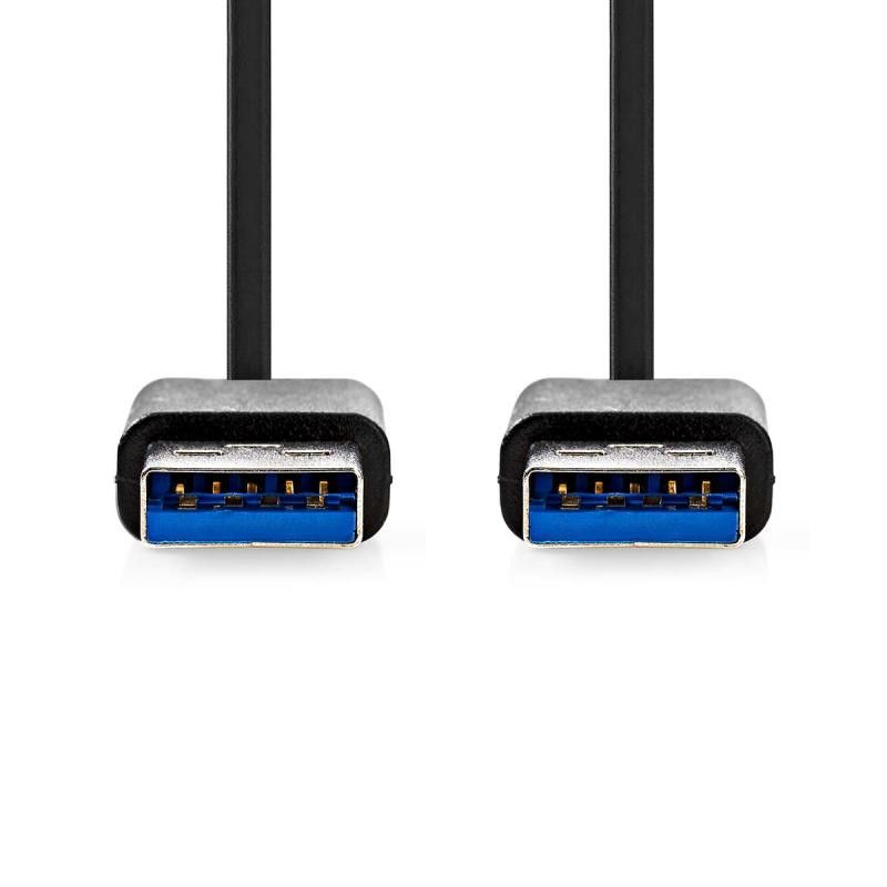 NEDIS CABLE USB 3.2 A-Male B-Male 2m noir o · Connectiques · Informat Systems Strasbourg