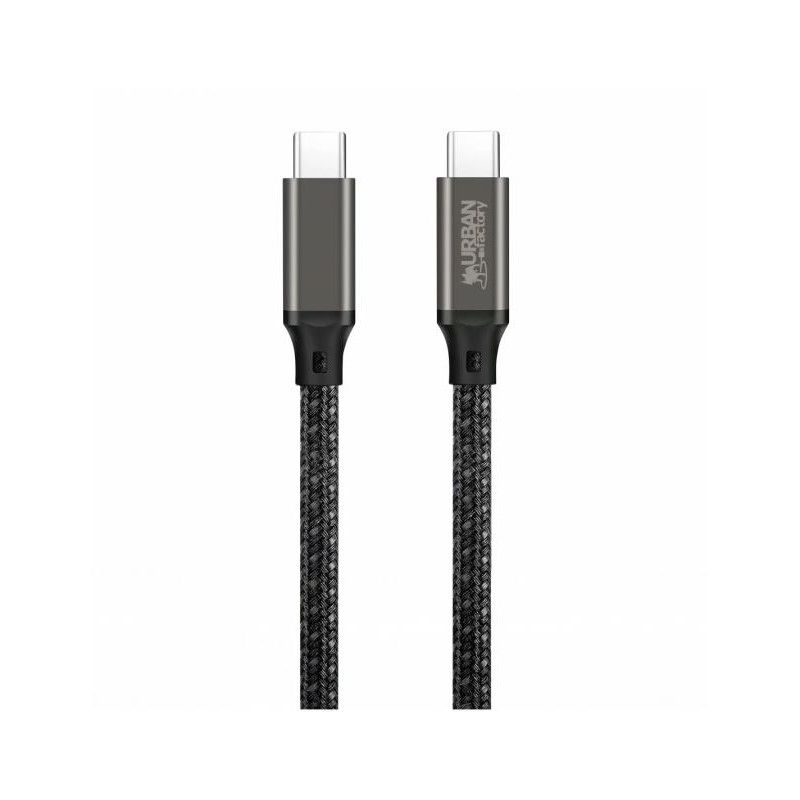 Urban Factory Câble USB-C > USB-C 2m BASEE *CAB03UF · Connectiques · Informat Systems Strasbourg