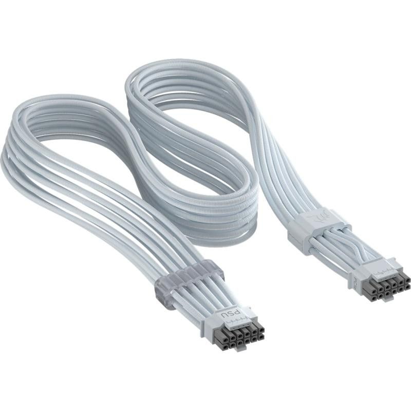 Corsair ThermalProtect Universal PCIe 5.1 600W 12V-2x6 Cable, White · Connectiques · Informat Systems Strasbourg