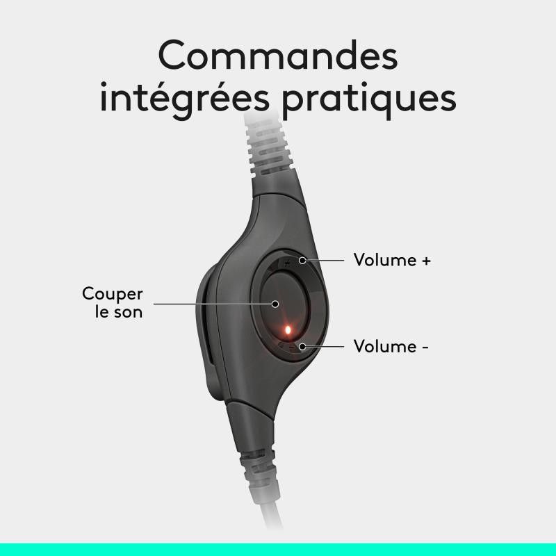 Logitech H390 - Casque USB · Casques · Informat Systems Strasbourg (image 11)