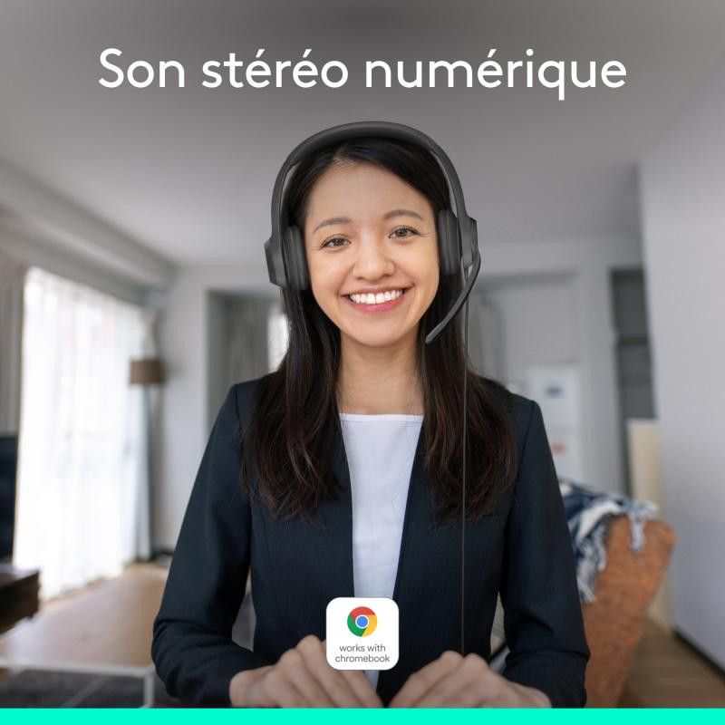 Logitech H390 - Casque USB · Casques · Informat Systems Strasbourg (image 9)