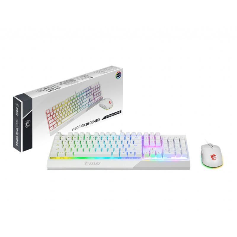 MSI VIGOR GK30 COMBO WHITE FR · Claviers PC · Informat Systems Strasbourg (image 5)