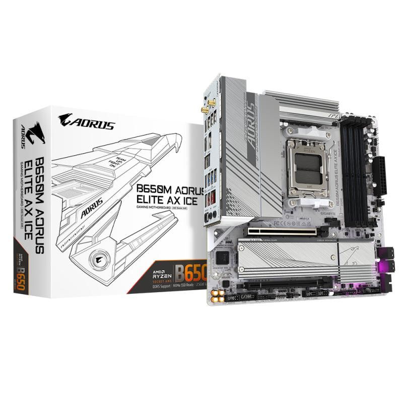 GIGABYTE B650M A ELITE AX ICE o · Cartes mères · Informat Systems Strasbourg