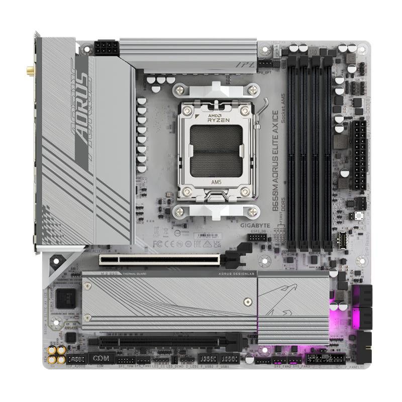 GIGABYTE B650M A ELITE AX ICE o · Cartes mères · Informat Systems Strasbourg (image 2)