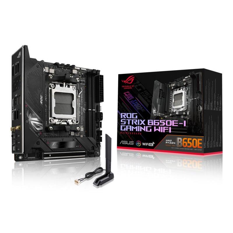 ASUS ROG STRIX B650E-I GAMING WIFI · Cartes mères · Informat Systems Strasbourg