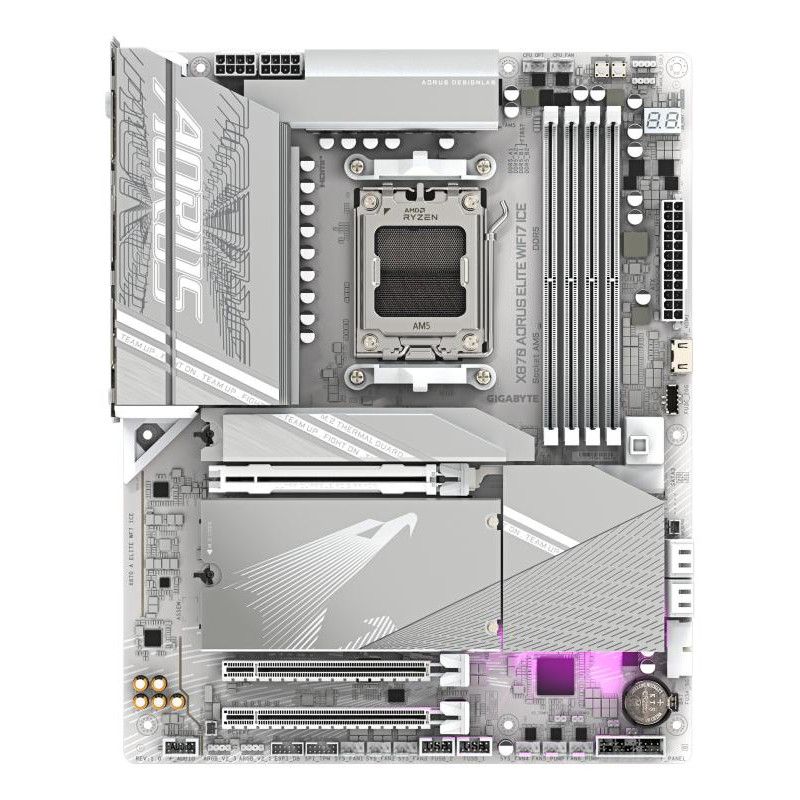 GIGABYTE X870 A ELITE WF7 ICE · Cartes mères · Informat Systems Strasbourg (image 2)