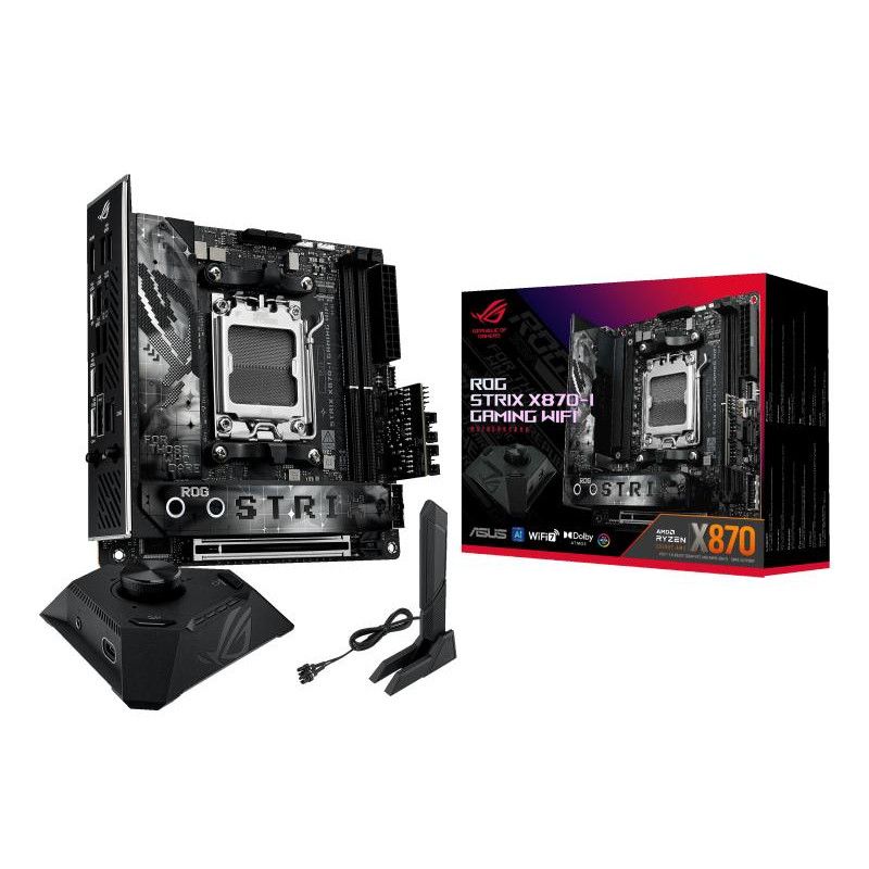 ASUS ROG STRIX X870-I GAMING WIFI · Cartes mères · Informat Systems Strasbourg