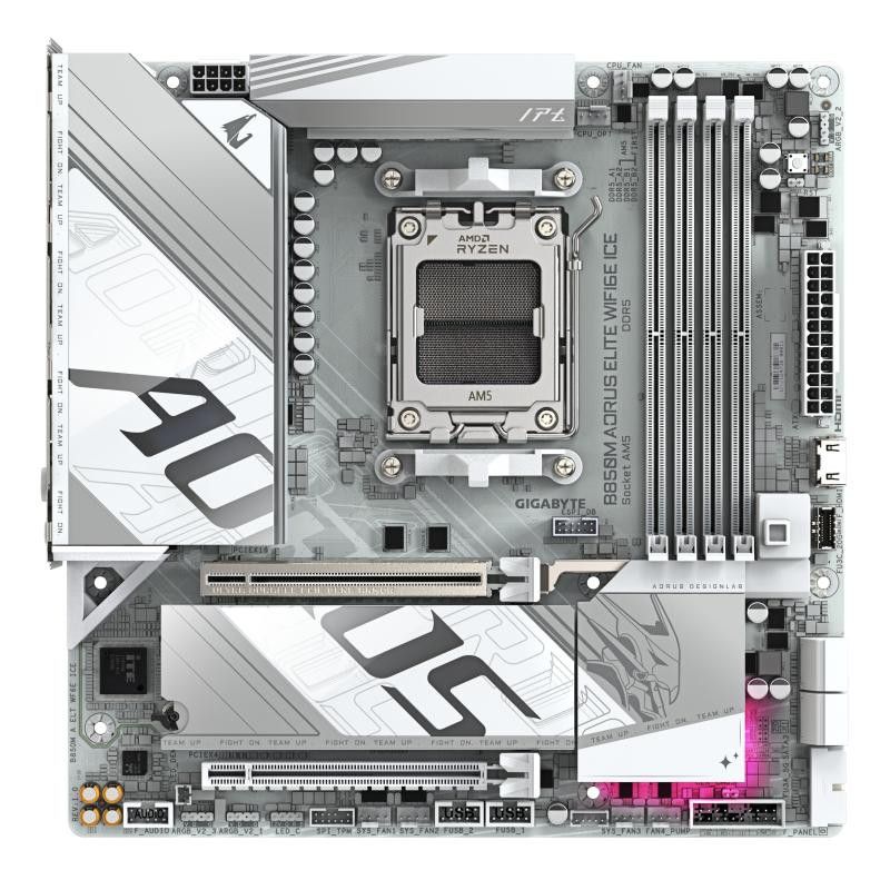 GIGABYTE B850M AORUS ELiTE WF6E ICE o · Cartes mères · Informat Systems Strasbourg (image 2)