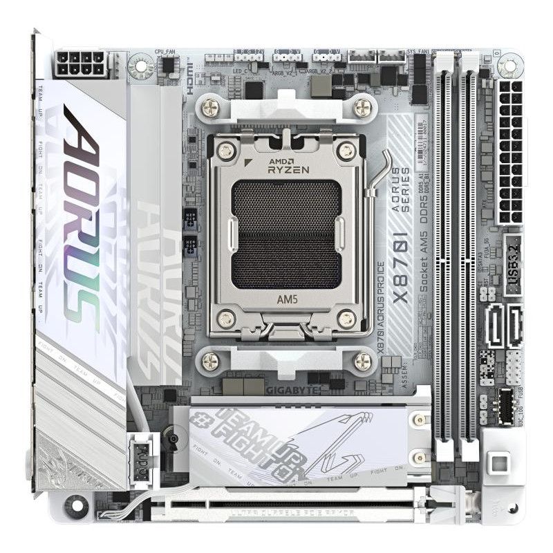 GIGABYTE X870I AORUS PRO ICE · Cartes mères · Informat Systems Strasbourg (image 4)