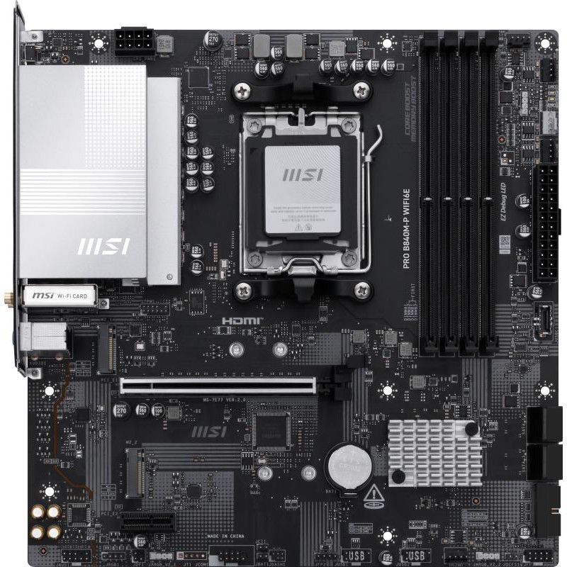 MSI PRO B840M-P WIFI6E · Cartes mères · Informat Systems Strasbourg