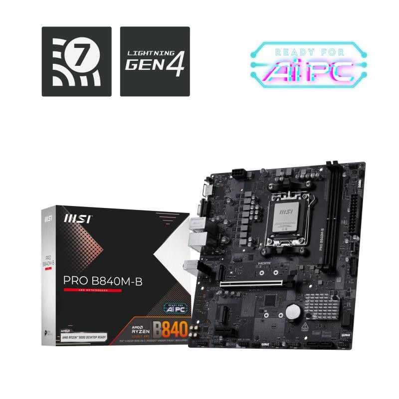 MSI PRO B840M-B · Cartes mères · Informat Systems Strasbourg