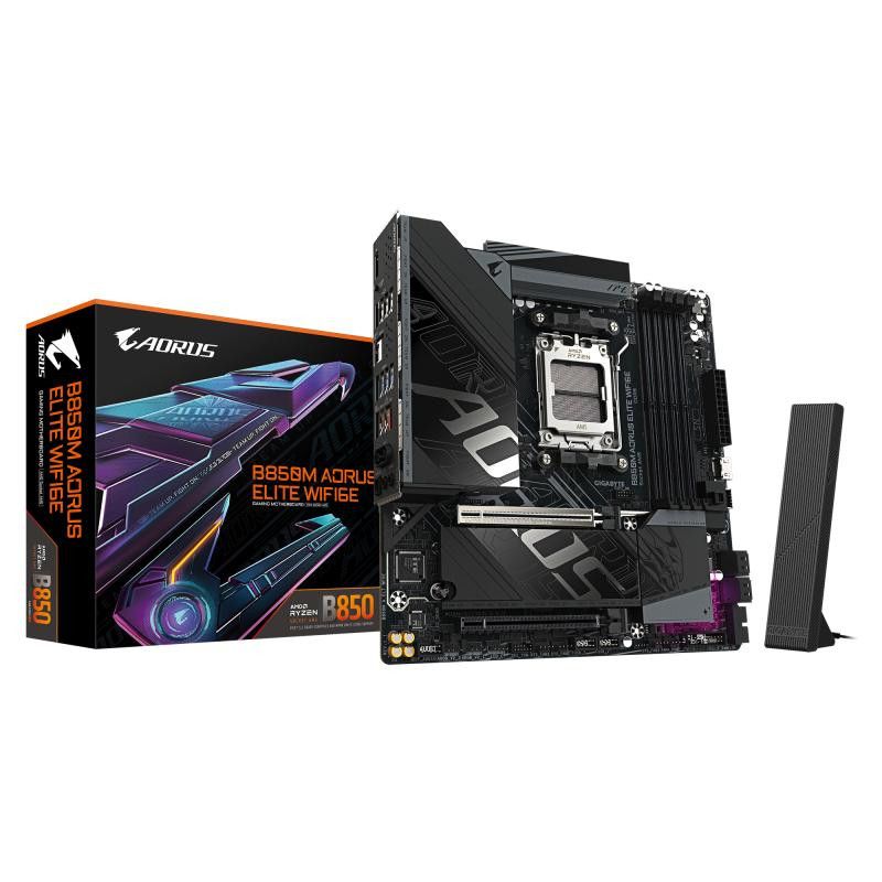 GIGABYTE B850M AORUS ELiTE WF6E · Cartes mères · Informat Systems Strasbourg