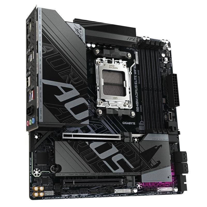 GIGABYTE B840M A ELITE WIFI6E · Cartes mères · Informat Systems Strasbourg (image 3)
