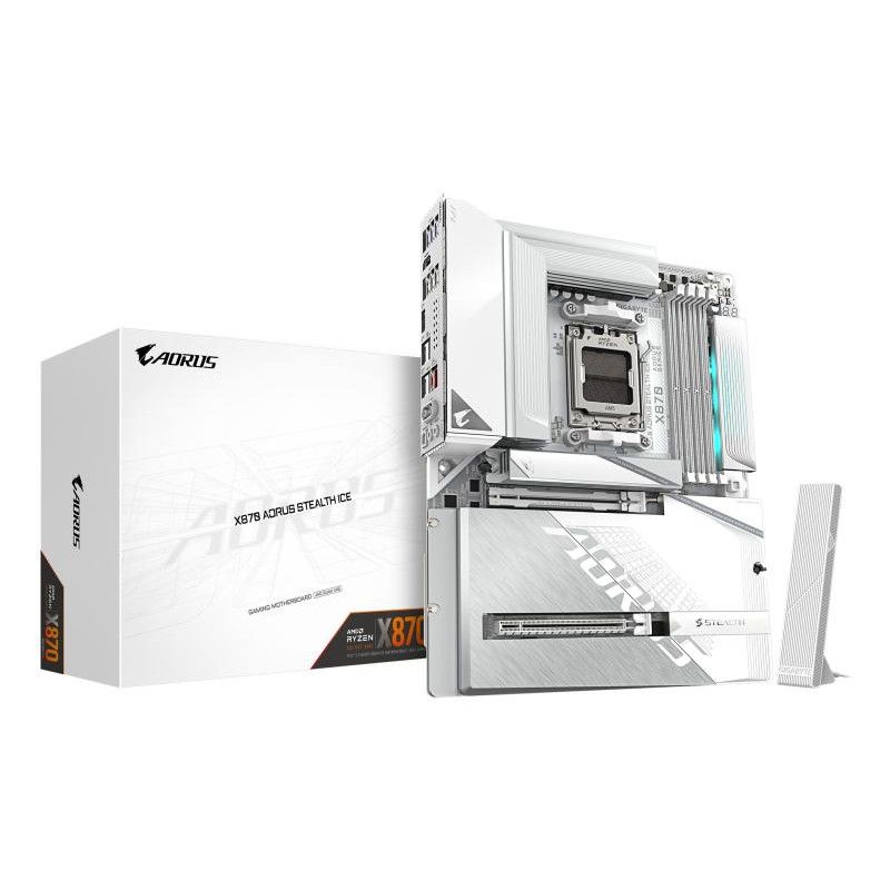 GIGABYTE X870 A STEALTH ICE · Cartes mères · Informat Systems Strasbourg