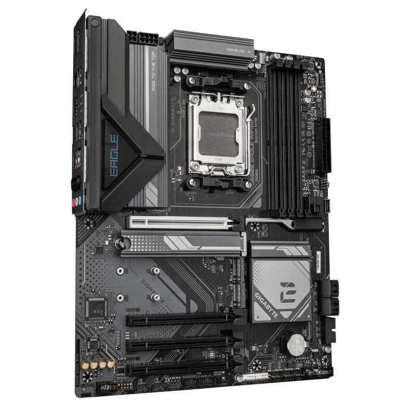 GIGABYTE B650E EAGLE WIFI6E Carte Mère - Processeurs AMD Ryzen 9000 Series, VRM 8+2+2 phases, jusqu?à 8200MHz DDR5 (O.C), ... (image 3)