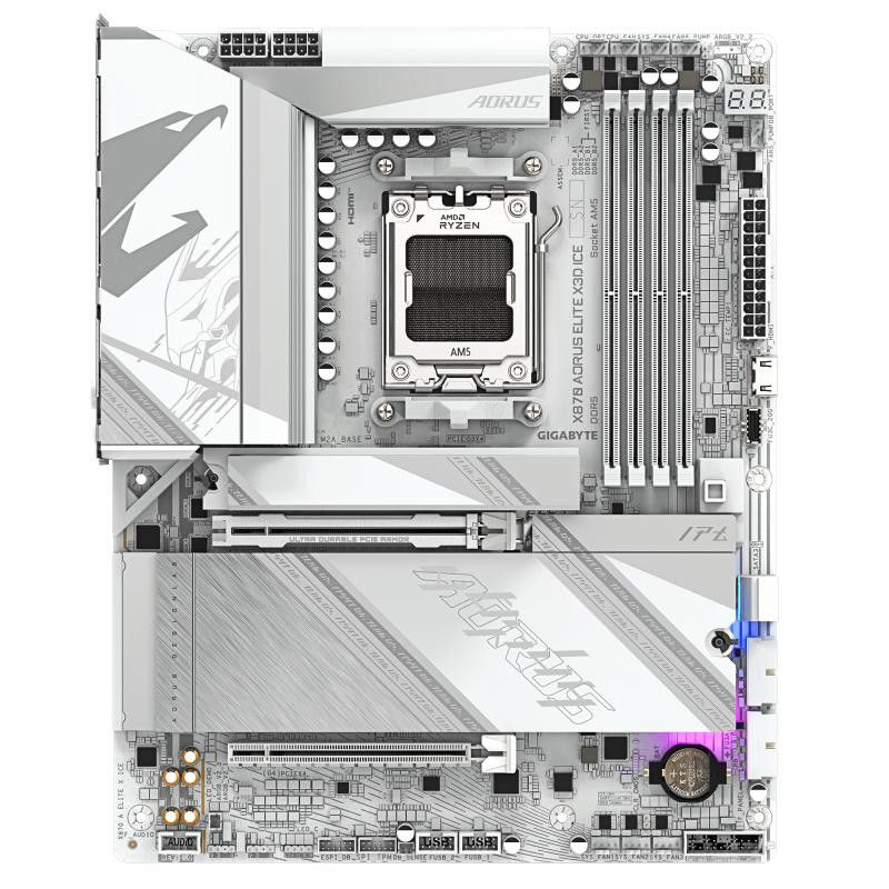 GIGABYTE X870 A ELITE X ICE - X870 X3D · Cartes mères · Informat Systems Strasbourg (image 2)