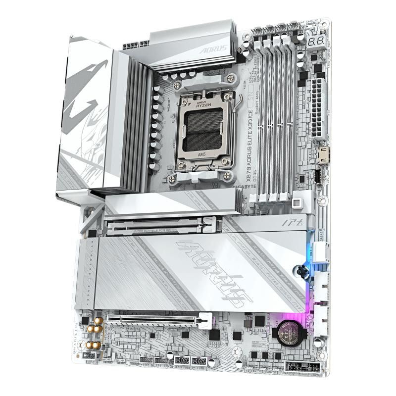 GIGABYTE X870 A ELITE X ICE - X870 X3D · Cartes mères · Informat Systems Strasbourg (image 4)