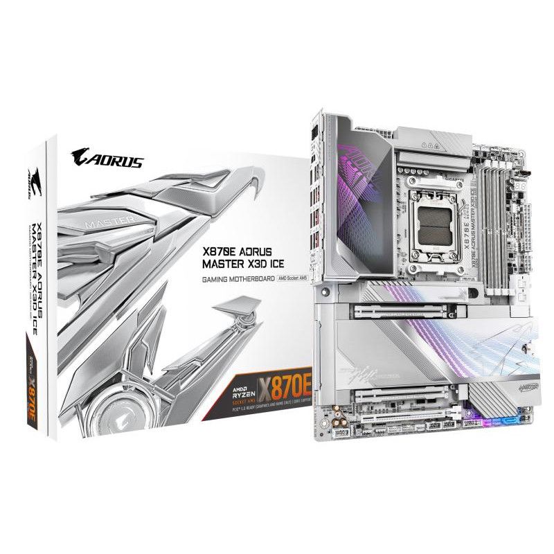 GIGABYTE X870E A MASTER X ICE - X870E X3D · Cartes mères · Informat Systems Strasbourg