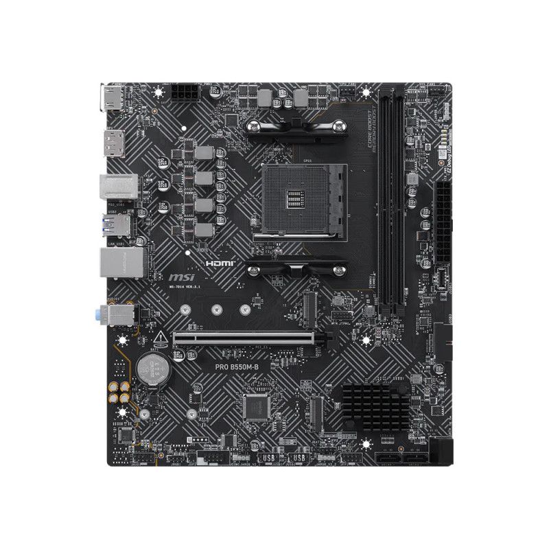 MSI PRO B550M-B · Cartes mères · Informat Systems Strasbourg (image 2)