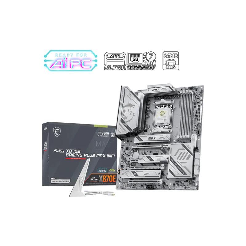 MSI MAG X870E GAMING PLUS MAX WIFI · Cartes mères · Informat Systems Strasbourg