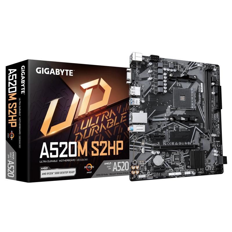 GIGABYTE A520M S2HP · Cartes mères · Informat Systems Strasbourg