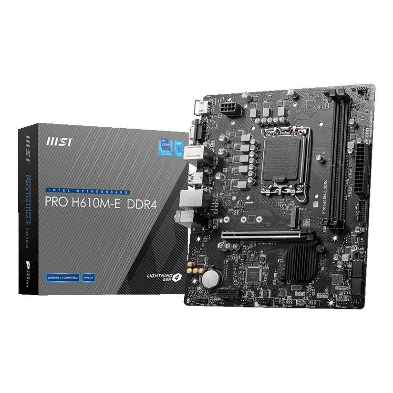 MSI PRO H610M-E DDR4 · Cartes mères · Informat Systems Strasbourg