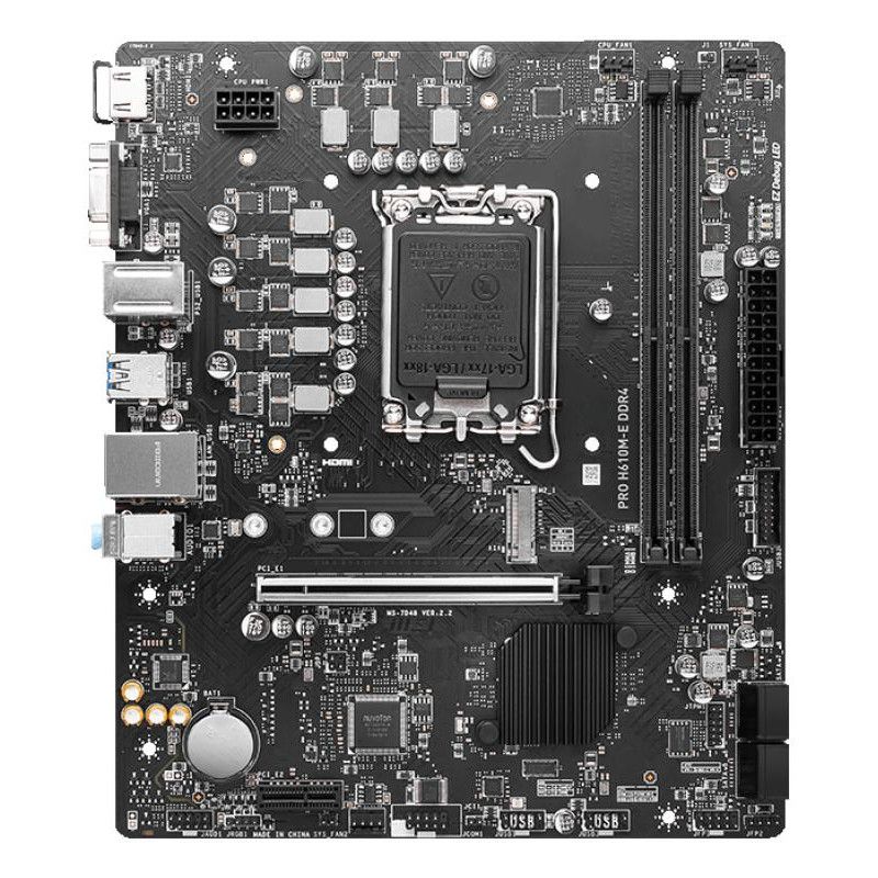 MSI PRO H610M-E DDR4 · Cartes mères · Informat Systems Strasbourg (image 2)