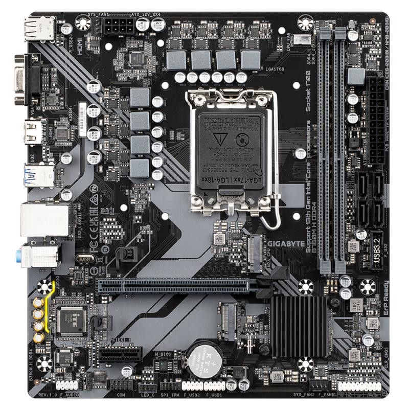 GIGABYTE B760M H DDR4 · Cartes mères · Informat Systems Strasbourg (image 2)