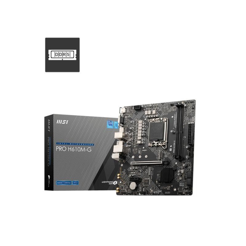 MSI PRO H610M-G DDR5 · Cartes mères · Informat Systems Strasbourg