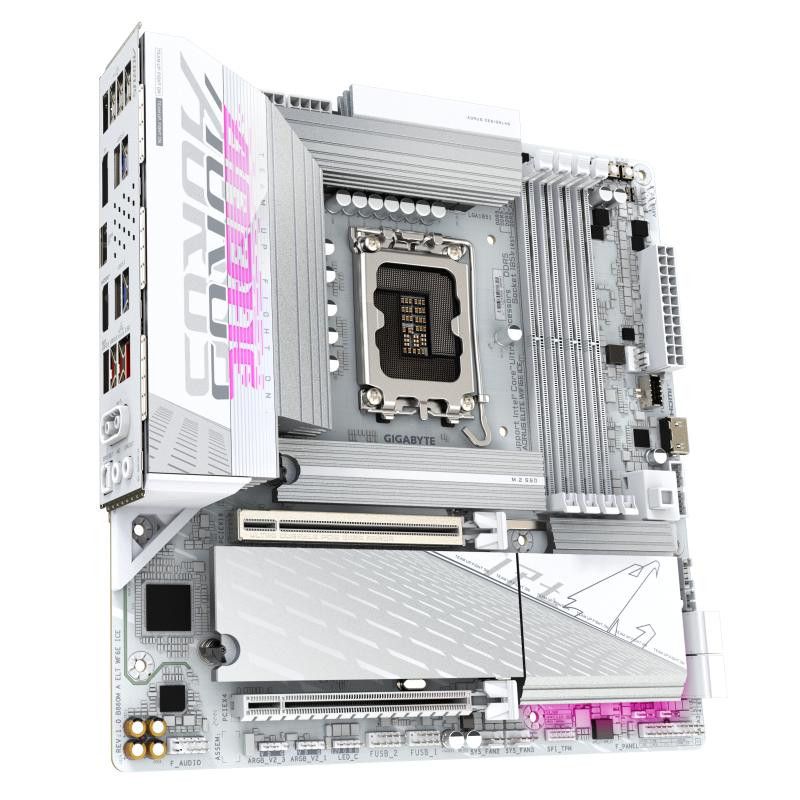 GIGABYTE B860M AORUS ELITE WF6E ICE · Cartes mères · Informat Systems Strasbourg (image 3)