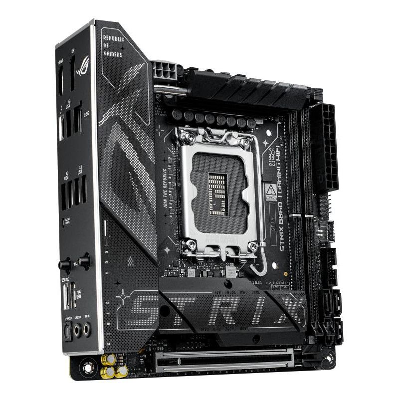 ASUS ROG STRIX B860-I GAMING WIFI · Cartes mères · Informat Systems Strasbourg (image 4)