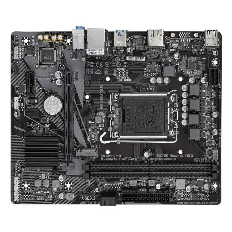 GIGABYTE H610M K V2 DDR5 · Cartes mères · Informat Systems Strasbourg (image 4)