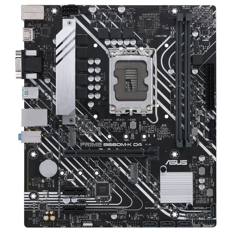 ASUS PRIME B660M-K D4 - RECONDITIONNE · carte mère · Informat Systems Strasbourg (image 4)