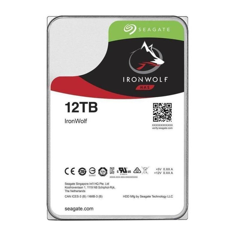 SEAGATE IronWolf ST12000VN0008 · Disques durs HDD · Informat Systems Strasbourg