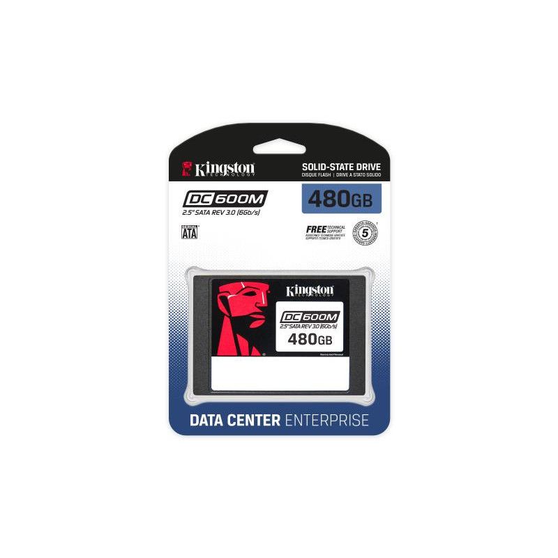 Kingston Technology SSD SATA Enterprise DC600M (usage mixte) 2,5 de 480 Go · Stockage · Informat Systems Strasbourg (image 3)