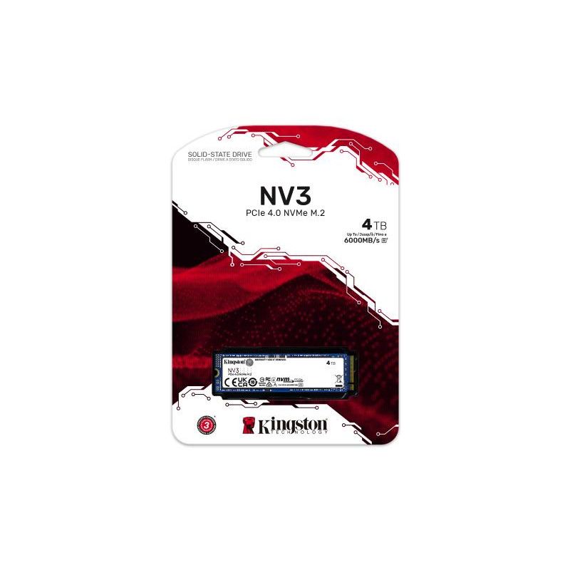 KINGSTON SSD NV3 4000G M.2 NVMe PCIe 4.0 *SNV3S/4000G · SSD M.2 · Informat Systems Strasbourg (image 5)