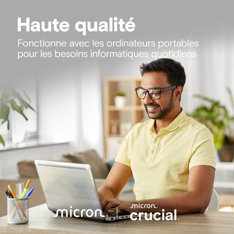 CRUCIAL E100 1T Gen4 2280 Tray · SSD M.2 · Informat Systems Strasbourg (image 2)