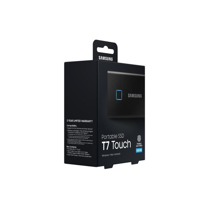 SAMSUNG T7 Touch SSD 500G Externe *MU-PC500K/WW · Disques durs Externe · Informat Systems Strasbourg (image 16)