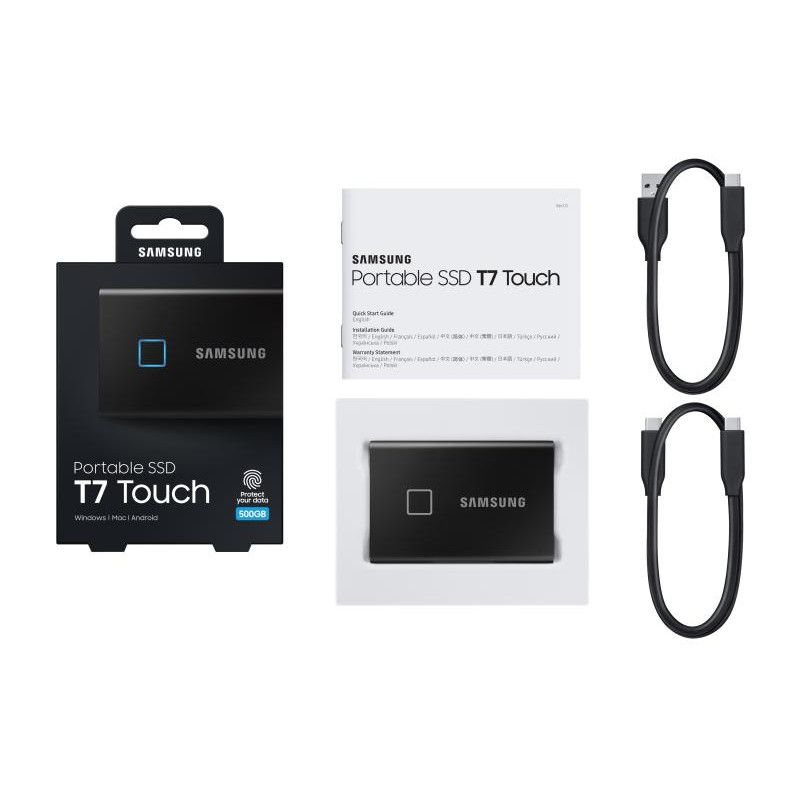 SAMSUNG T7 Touch SSD 500G Externe *MU-PC500K/WW · Disques durs Externe · Informat Systems Strasbourg (image 18)
