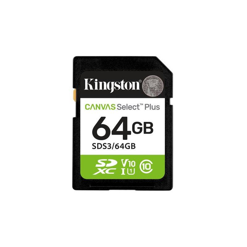 KINGSTON Carte memoire 64GB SDXC Canvas Select Plus *SDS3/64GB · Informat Systems Strasbourg (image 2)
