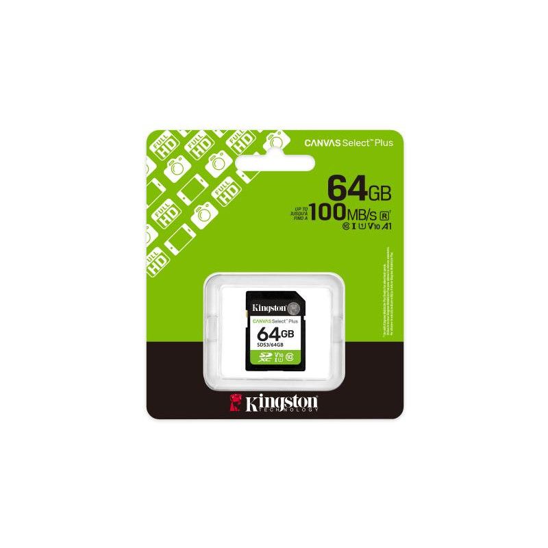 KINGSTON Carte memoire 64GB SDXC Canvas Select Plus *SDS3/64GB · Informat Systems Strasbourg (image 3)