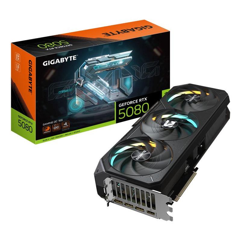 GIGABYTE GeForce RTX 5080 GAMING OC 16G Carte Graphique · Cartes graphiques · Informat Systems Strasbourg